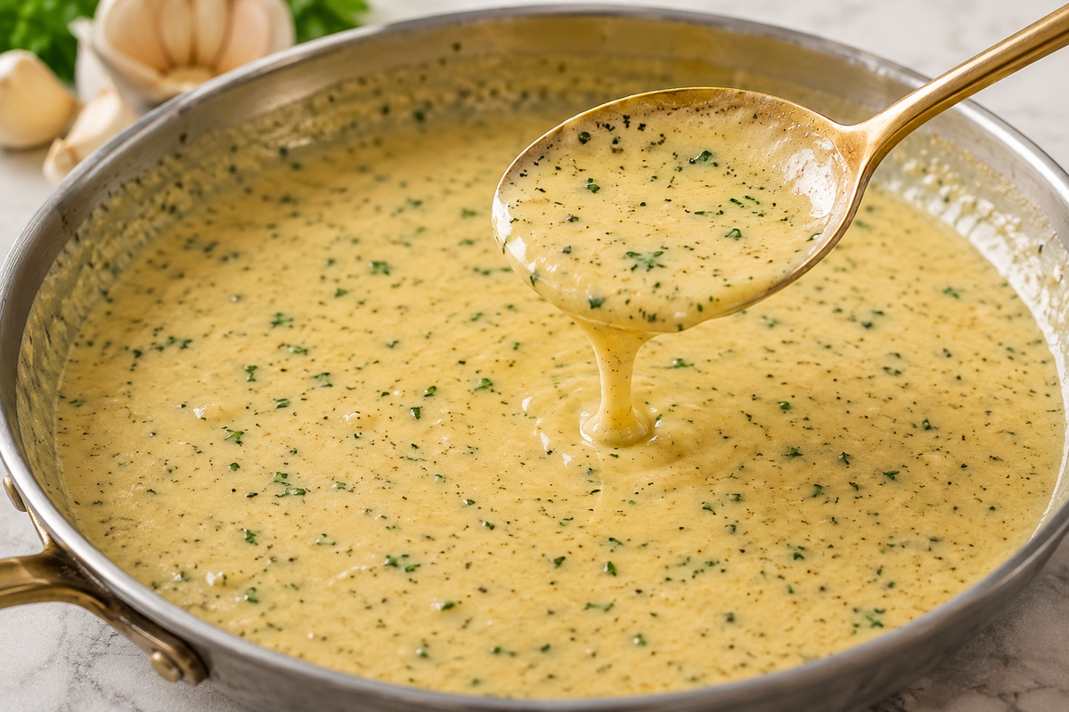 Million dollar creamy garlic butter seafood sauce recipe