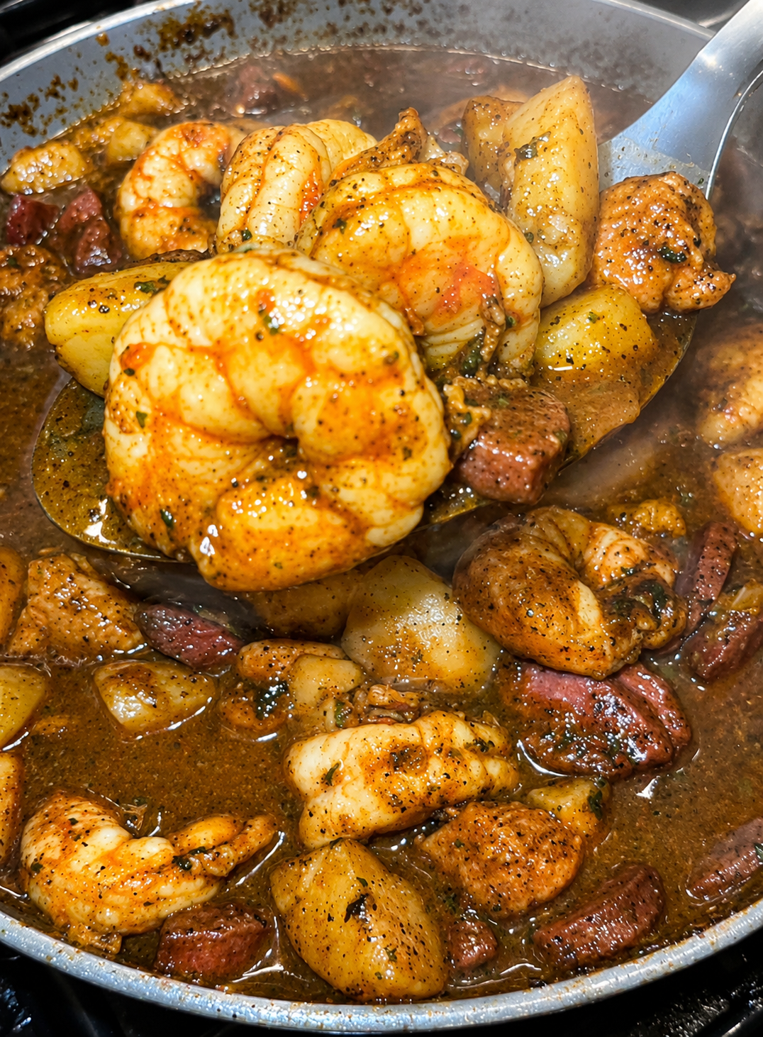 Chicken and shrimp stew recipe