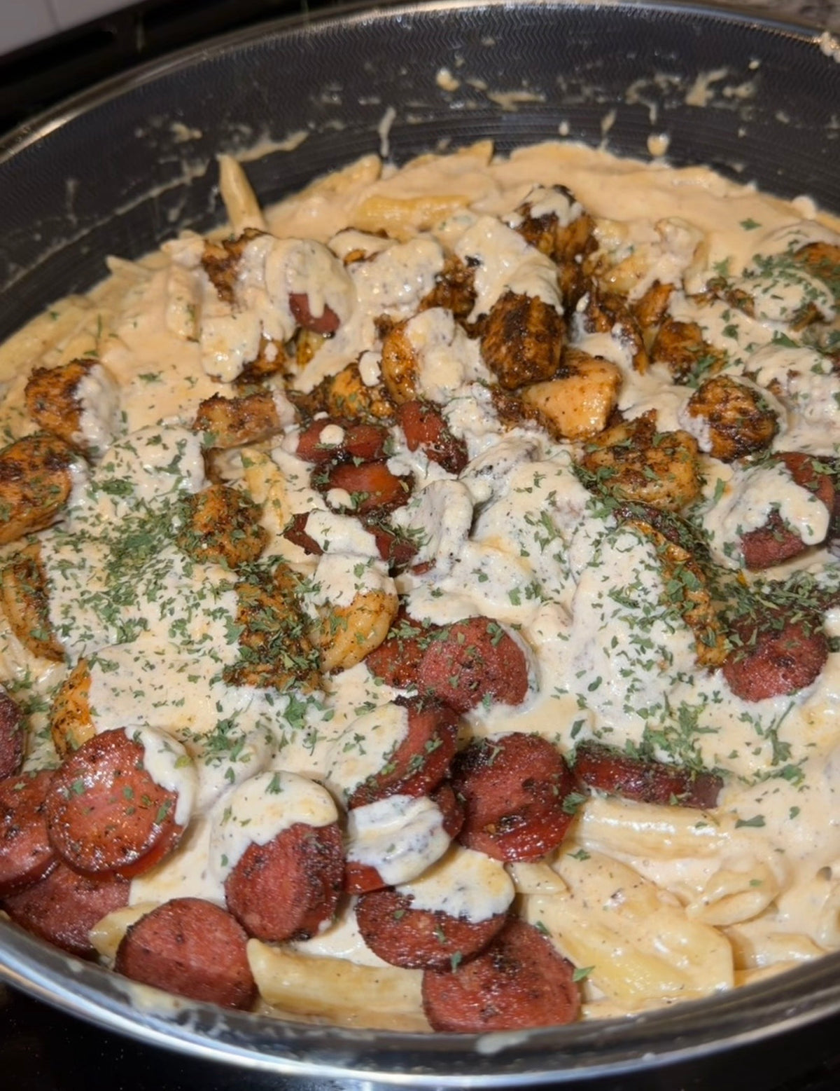 Chicken & Sausage pasta recipe