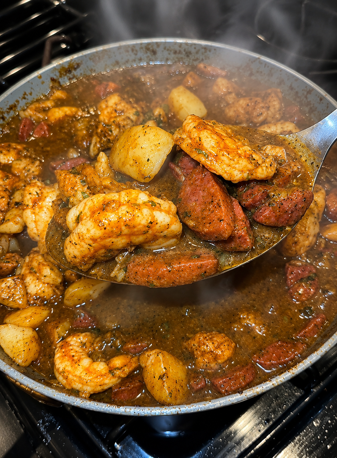 Chicken and shrimp stew recipe