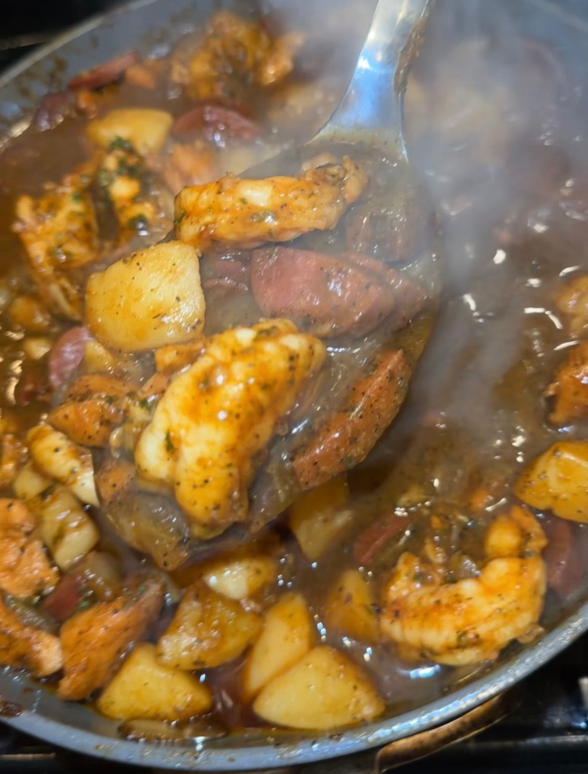 Chicken and shrimp stew recipe