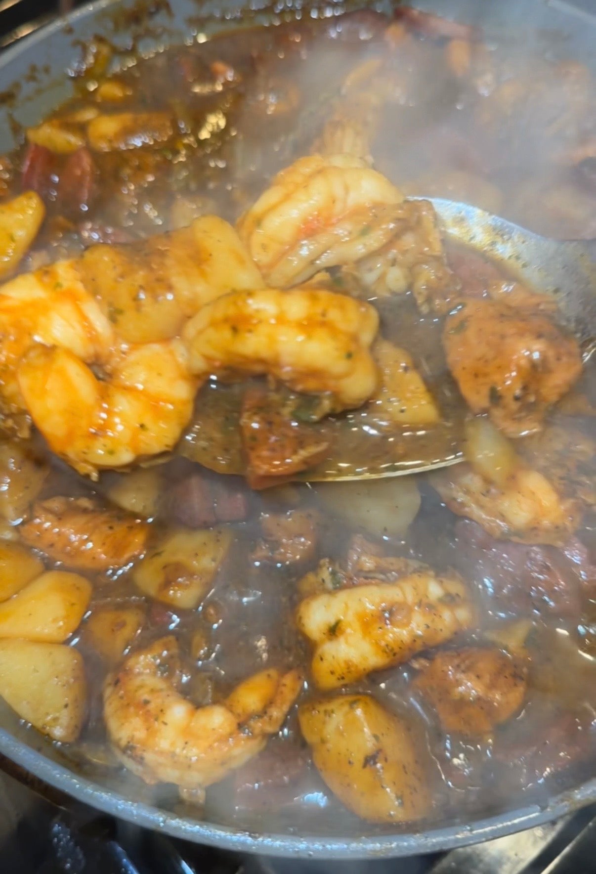 Chicken and shrimp stew recipe